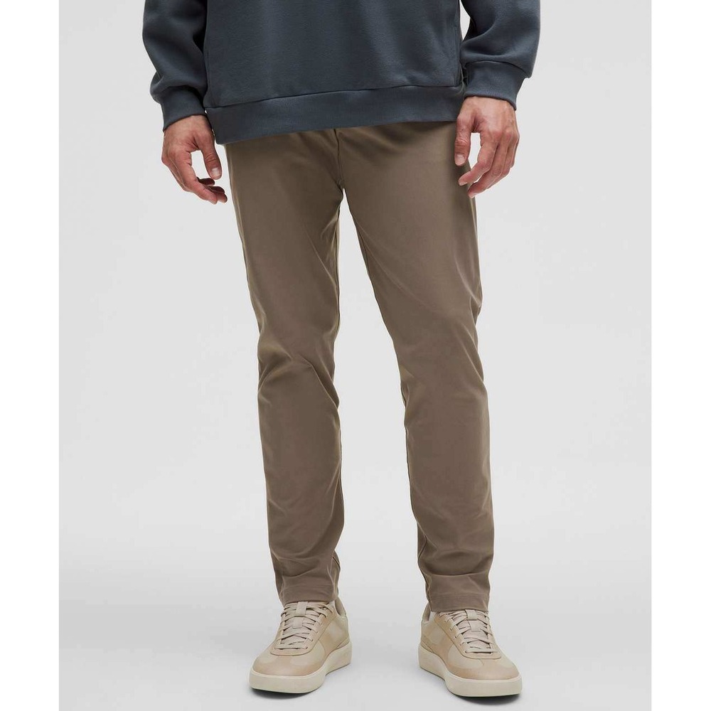 Lululemon ABC Pant Men 34 Brown Slim Fit Chino Twill